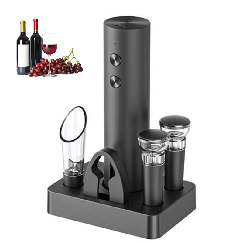 Power Tools Total - Set Apribottiglie Elettrico per Vino, Nuovo