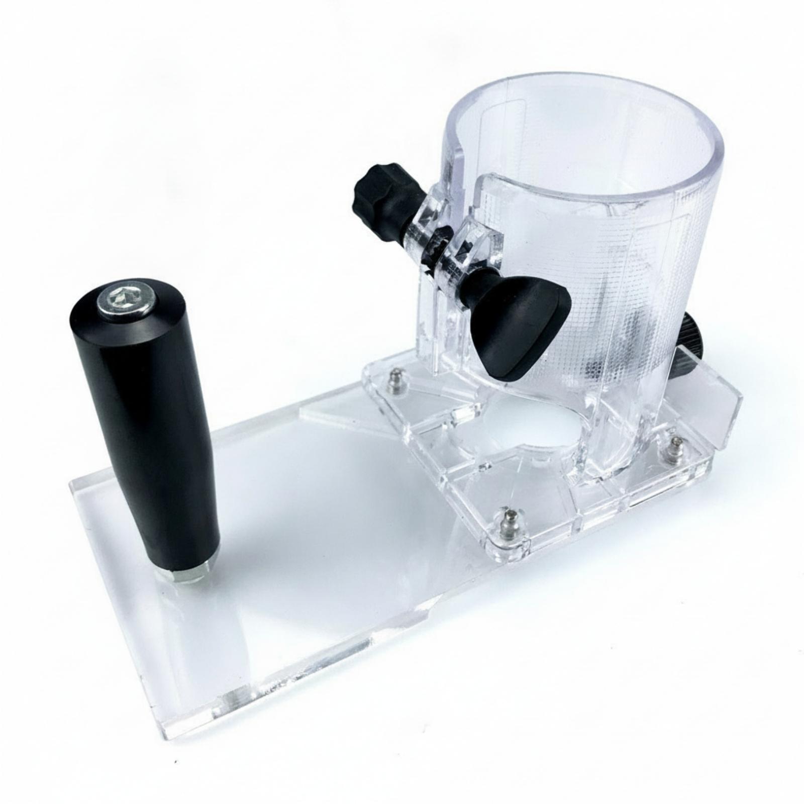 Router Trim Base - Base per Fresatrice in Acrilico Trasparente