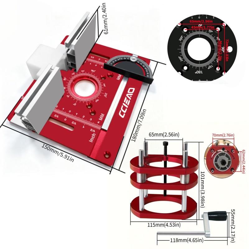 Kit Piastra di Inserimento in  - Router Trim Base recensione e prezzo